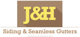 J & H Siding & Seamless Gutters, Logo